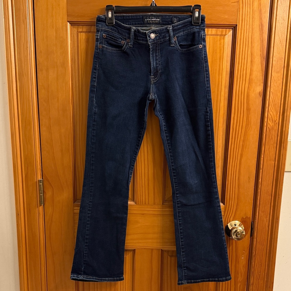 Lucky Brand Dark Indigo Women's Sweet Boot Jeans
Size 4 Ankle